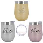 DH5549 12 Oz. Iced Out Vinay Stemless Wine Cup With Custom Imprint